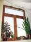 Деревянное окно со стеклопакетом до 44 мм. Поворотно-откидная фурнитура Roto
